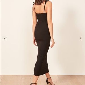 reformation swan dress